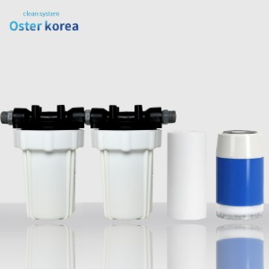 오스터 피팅2호 (석회석,녹물+염소냄새 제거) 지하수 정수기 600ml